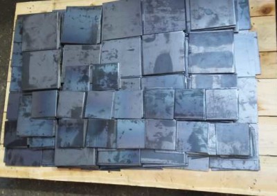 Shearing metal plates Metal Profiling Kent
